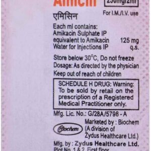 AMICIN 250MG INJECTION 2ML