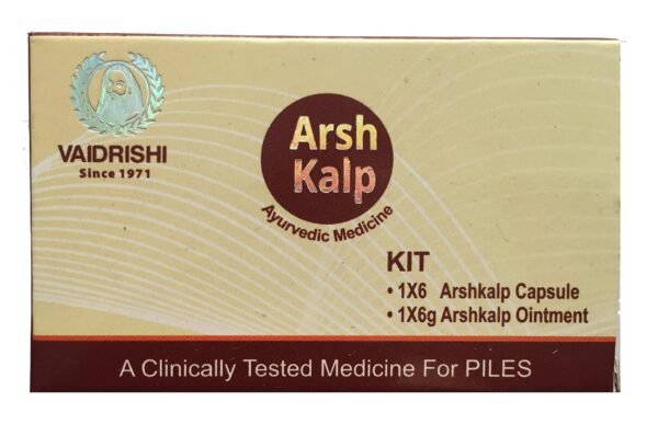 ARSHKALP CAPSULE 6 Capsule 6gm Ointment Combi Pack