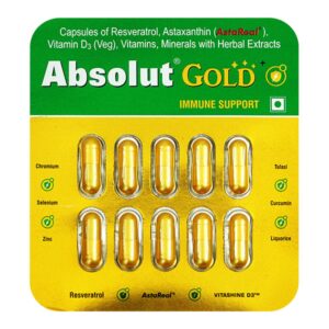 ABSOLUT GOLD CAPSULES 10S