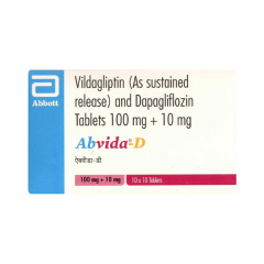 ABVIDA D 100+10 MG TABLET 10S