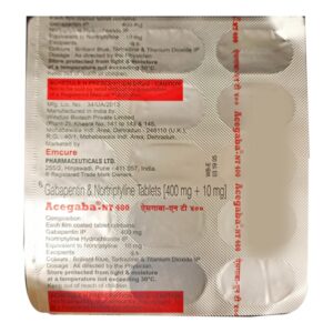 ACEGABA NT 400MG TABLET 15S