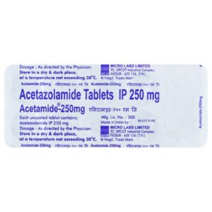 ACETAMIDE 250MG TABLET 10S