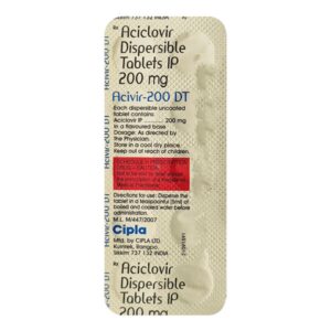 ACIVIR 200 DT TABLET 10S