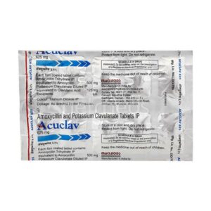 ACUCLAV 625MG TABLET 10S