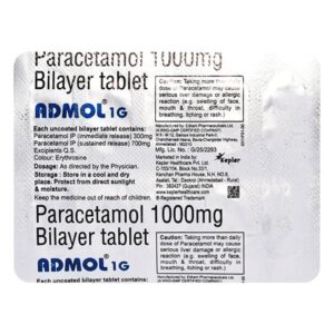 ADMOL 1G TABLET 10S