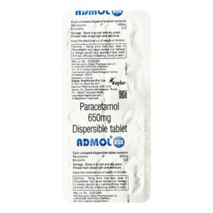 ADMOL 650MG TABLET 10S