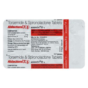 ALDACTONE T 5MG TABLET 15S