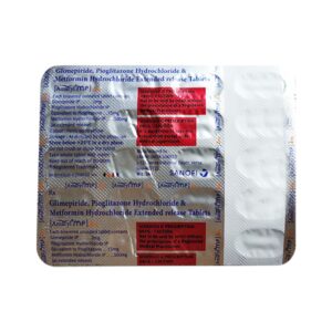 AMARYL MP 2MG TABLET 15S