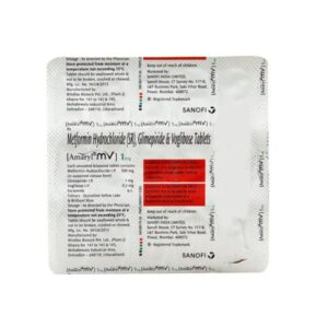 AMARYL MV 1MG TABLET 15S