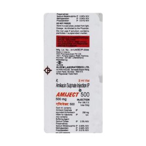 AMIJECT 500MG INJECTION 20X2ML