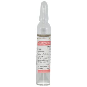 AMINOPHYLLINE 250MG INJECTION