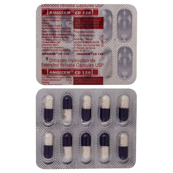 ANGIZEM CD 120MG TABLET 10S