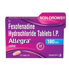 ALLEGRA 180MG TABLET 10S